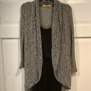 Black and white sweater